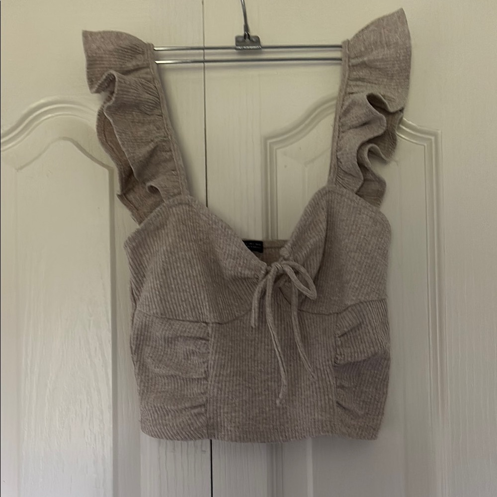 Ruffled Crop Top